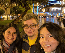 Marycielo , Benoit & Cecilia in Cuzco